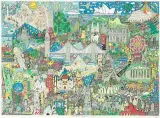A New Look At Life by James Rizzi, 1998, color lithograph, sold Jun 2024