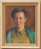 Bildnis einer Dame by Adolf Helmberger, 1951, oil on canvas, offered Jun 2024