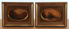 DE artist by Alfred Thompson Scott, oil on canvas, sold Nov 2024