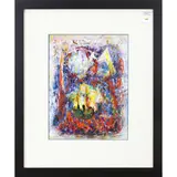 Abstract by John August Dominique, 1967, watercolor, sold Jun 2022