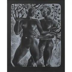 Untitled by Hans Erni, lithograph, sold Jun 2022