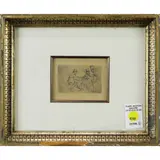 Untitled by Emil Orlík, 1897, etching on laid paper, sold Jun 2022