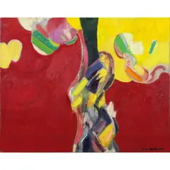 Untitled by Robert Weimerskirch, oil on canvas, sold Jun 2022
