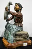 Ayou Insch Ni (The One I Adore) by R Scott Nickell, 1996, bronze sculpture, sold Jun 2022