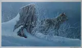Winter Trackers by Robert Bateman, lithograph, sold Oct 2020