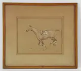 Untitled by Paul Desmond Brown, pastel on paper, sold Dec 2024