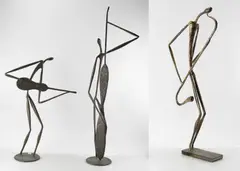 Untitled by John Spaulding, bronze sculptures, sold Dec 2024