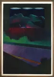 Dreaming Back to Back by James Pink, pastel on paper, sold Oct 2023