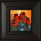 Still Life with Roses III by Gerhard Smit, oil on canvas, sold Oct 2023