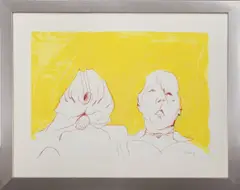 Double Self Portrait by Maria Lassnig, 2008, Screenprint in Colors, sold Apr 2024