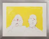 Double Self Portrait by Maria Lassnig, 2008, Screenprint in Colors, sold Apr 2024