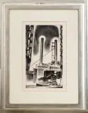 Edison Plant by Louis Lozowick, 1929, Lithograph, sold Apr 2024