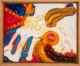 In Serpent Time by William Scharf, 1991, Oil on Panel, sold Apr 2024