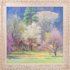 Homestead Herald by Curt Walters, Oil on Canvas, sold Apr 2024
