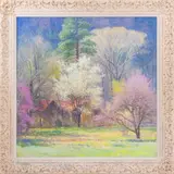 Homestead Herald by Curt Walters, Oil on Canvas, sold Apr 2024