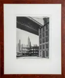 Brooklyn Bridge by Berenice Abbott, Silver Gelatin Print, sold Apr 2024