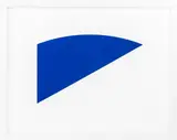 Untitled (Blue Curve) by Ellsworth Kelly, 1983, Lithograph on Arches 88 Paper, sold May 2024