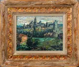 Evening Segovia by Ernest Lawson, Oil on Canvas, sold May 2024