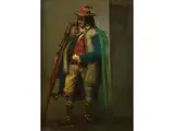 Piffero by Heinrich Leinweber, oil on panel, sold Jul 2018