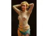 Aktdarstellung Einer Jungen Frau by Karl Weise, oil on board, offered Jun 2016