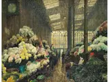 Berliner Blumenmarkt by Otto Thiele, oil on canvas, sold Jun 2025