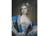 Bildnis Einer Dame by Clemens von Pausinger, gouache, sold Mar 2025