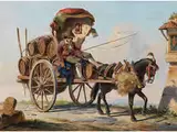 Weintransport auf der via Appia/ rom by Arthur John Strutt, oil, offered Jul 2018