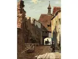 Die Ruinen Hinter dem Hofbräuhaus by Otto von Ruppert, oil on panel, offered Sep 2025
