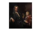 Jagdliches Portrait des James Frye ii (1682-1741) und Seines Sohnes James Frye iii (1710-1775) by Walter Schachinger, oil on canvas, offered Jun 2025