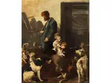 Der Hundehändler by Josef Berres, oil on canvas, offered Jun 2026