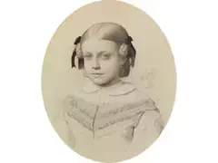 Portrait Eines Jungen Mädchens mit Schelmischem Blick by Jean-Léon Gérôme, pencil, sold Mar 2026