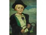 Bildnis Eines Knaben mit hut in Ländlicher Kleidung by Corneille Max, 1875 München – 1924 ebenda, oil on panel, offered Apr 2018