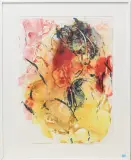 Ohne Titel by Kim En Joong, 1990, color lithograph, offered Jun 2024