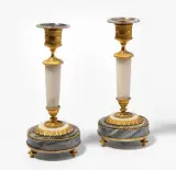 Frankreich, 19.Jh by 1 Paar Kerzenleuchter, bronze, sold Jun 2024
