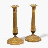 Frankreich, Restauration by 1 Paar Kerzenleuchter, bronze, sold Jun 2024