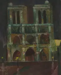 Nôtre-Dame de Paris by Coghuf, 1926, oil on canvas, sold Jun 2024