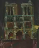 Nôtre-Dame de Paris by Coghuf, 1926, oil on canvas, sold Jun 2024