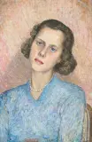 Romana by Gottardo Guido Segantini, 1930, oil on canvas, sold Jun 2024