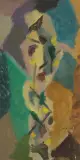 Etude Arlequin by Fernand Dubuis, oil on board, offered Jun 2024