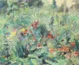Blick in den Garten by Charles Hug, 1957, oil on canvas, offered Jun 2024