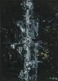 Ohne Titel by Dea Murk, 1965, oil, offered Jun 2024