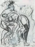 Party by Mario Comensoli, 1990, mixed media, offered Jun 2024