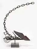 Skorpion by Benno Oertli, 1996, marble, offered Jun 2024