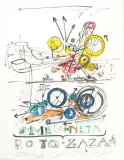 Roto-Zaza by Jean Tinguely, pen and ink, offered Jun 2024