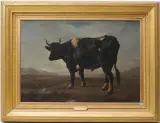 Der Stier by Charles Humbert, oil on canvas, offered Jun 2024