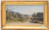 Südländische Landschaft by Charles Vuillermet, 1883, oil on canvas, offered Jun 2024