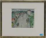 Skizze zu "Amateur-Rennen by Otto Abt, gouache, sold Jun 2024