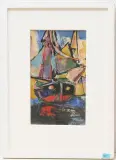 Das Boot by Walter Jonas, oil on board, offered Jun 2024