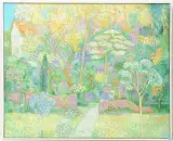A colour symphony by Tobias Schiess, oil on canvas, sold Jun 2024