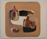 Stillleben by Lill Tschudi, gouache, offered Jun 2024